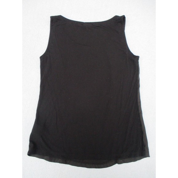 DKNY Sleeveless Tank Top Women's Size XS Silky Black Bodycon Y2K Business - Picture 11 of 14